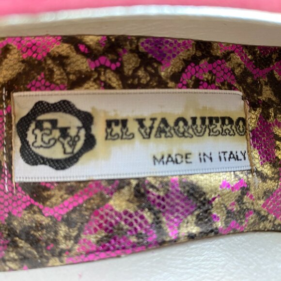 EL VAQUERO VINTAGE PURPLE SUEDE 6.5 - Picture 4 of 5